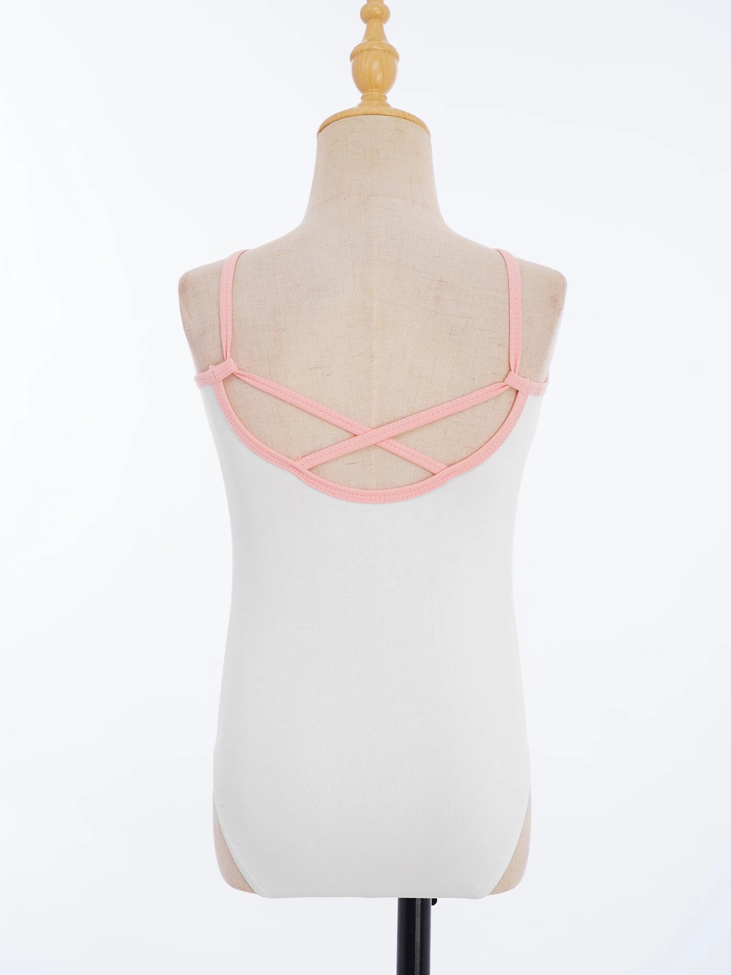 New Girls Ballet Leotards Kids Child Sleeveless Fairy Butterfly Wing Hollow Stitching Gymnastics Leotard Professional Stage Wear