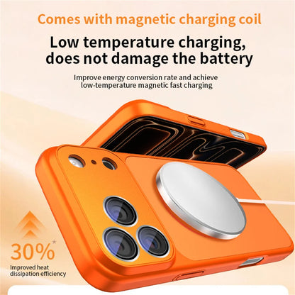 Luxury for Magsafe Magnetic Stand  Shockproof Phone Case for iPhone 17 Pro Max Air 16 Pro 15 14 13 Liquid Silicone Protect Cover