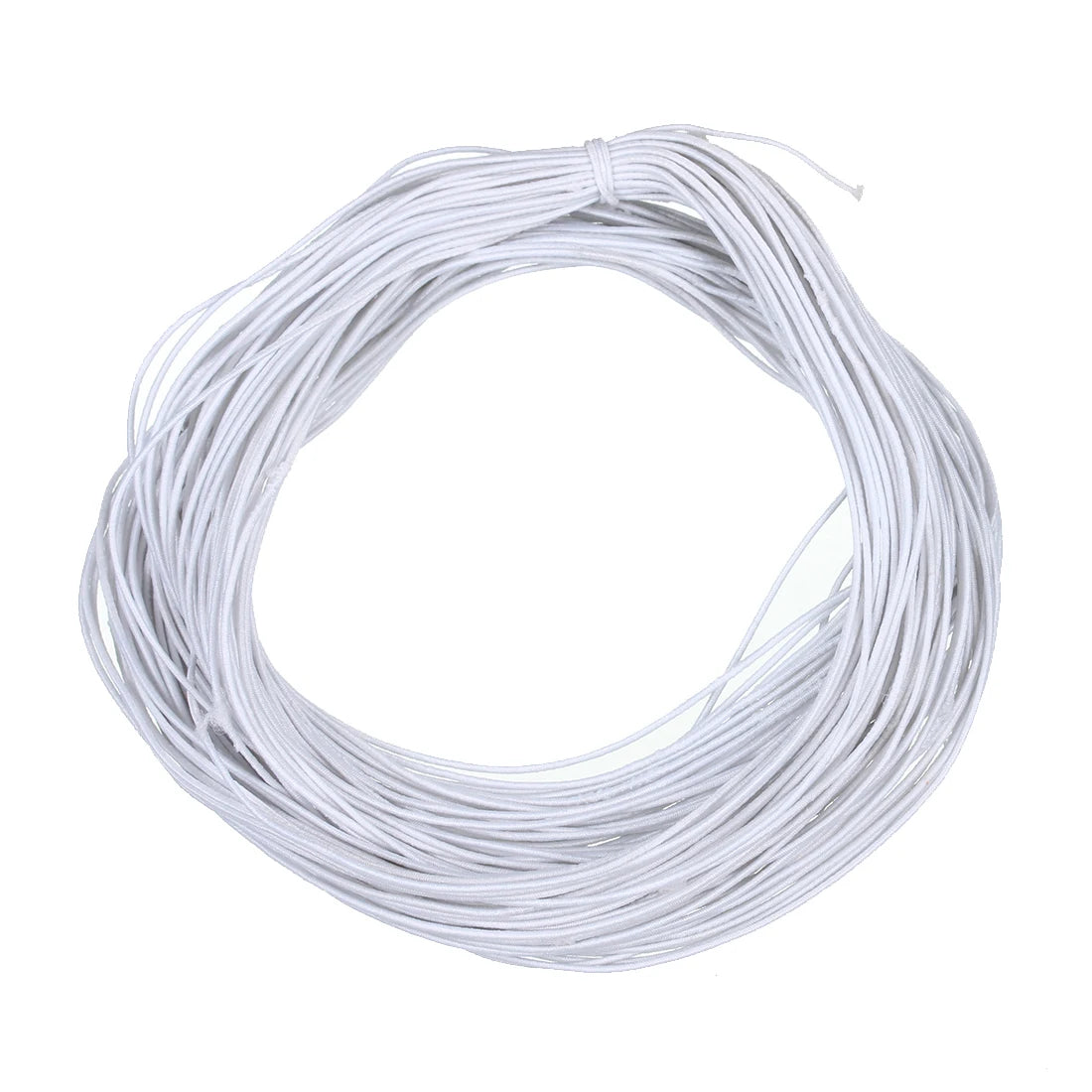Apx 25 Yards 1mm Fabric Crafting Cords DIY Bracelets Braided Elastic Cord Beading Threads Stretch String for Jewelry Making