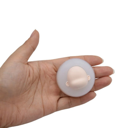Elf silicone Q version face face mold ultra-light clay soft pottery face mold bjd silicone fairy ears baby face