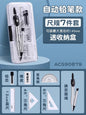 M&G Stainless Steel Compass Set - Geometry Math Tools with Rubber Ruler Carpenter Student Cartography Drawing School Supplies