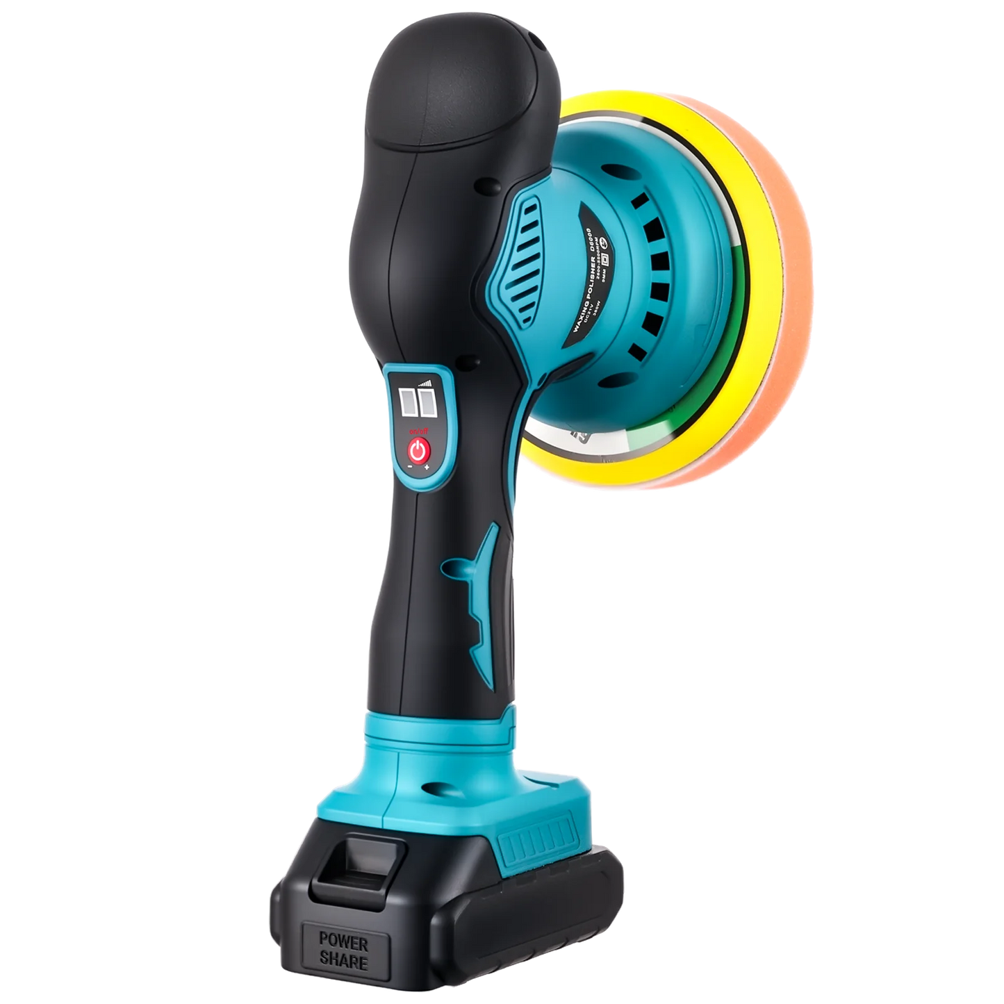 Podofo 21V Cordless Car Waxing Machine Adjustable 8 Speed Auto Polish Waxing Machine Polishing Wax Tool Wax Polisher With Battery & Charger