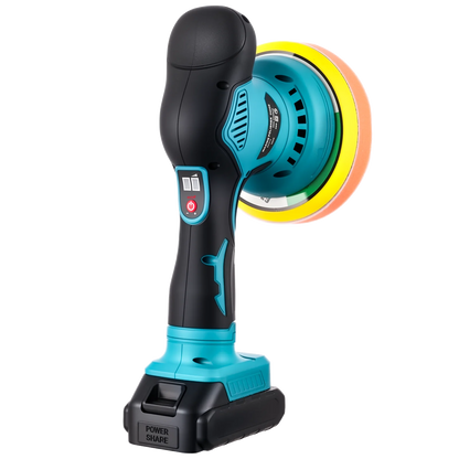 Podofo 21V Cordless Car Waxing Machine Adjustable 8 Speed Auto Polish Waxing Machine Polishing Wax Tool Wax Polisher With Battery & Charger