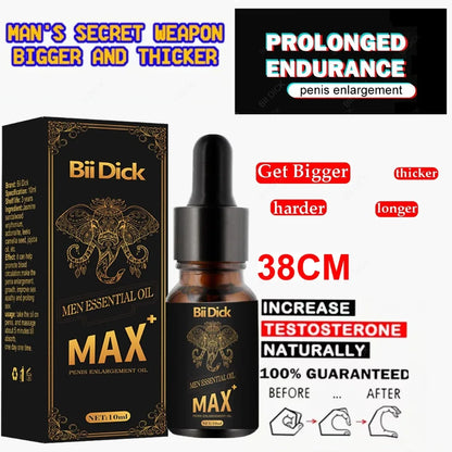 10PCS Male Massage Oil, Penis Enlargement & Thickening Oil, Performance Body Care Liquid for Men, Adult Product Performance Oil