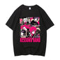 Unisex Anime Cos BOCCHI THE ROCK Hitori Gotoh Ljichi Nijika Cotton Casual Short Sleeve Tees High Quality Streetwear