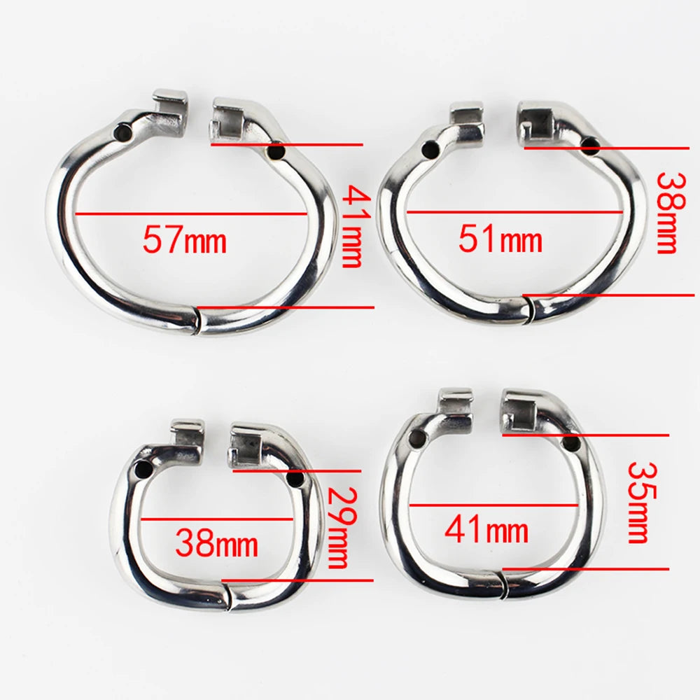 Super Small Male Chastity Cage With Removable Urethral Sounds Spiked Ring Stainless Steel Chastity Device For Men Cock Belt Toys
