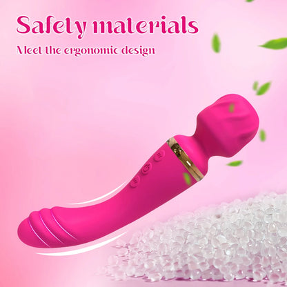 2 Motors AV Vibrator for Women G Spot Clit Clitoris Stimulator USB Rechargeable Vagina Massager Female Sex Toys Adults Goods