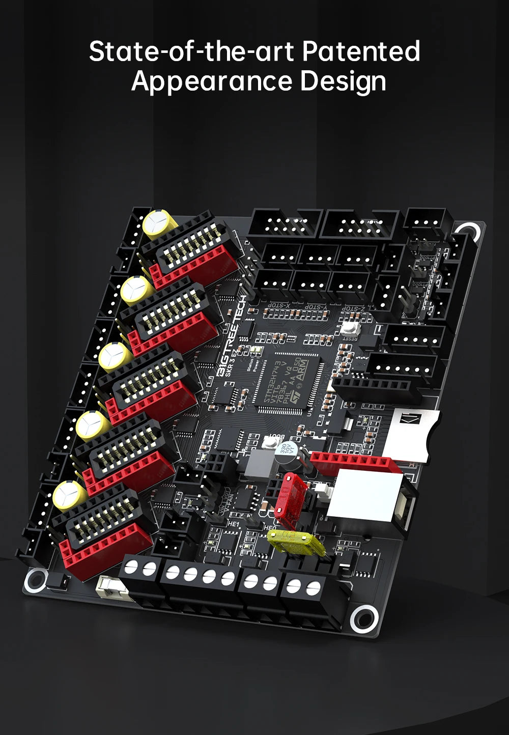 BIGTREETECH BTT SKR 3 EZ 32Bit Motherboard EZ5160 Pro TMC2208 Upgrade SKR2 Control Board For Raspberry Pi Ender3 Ender5 Printer