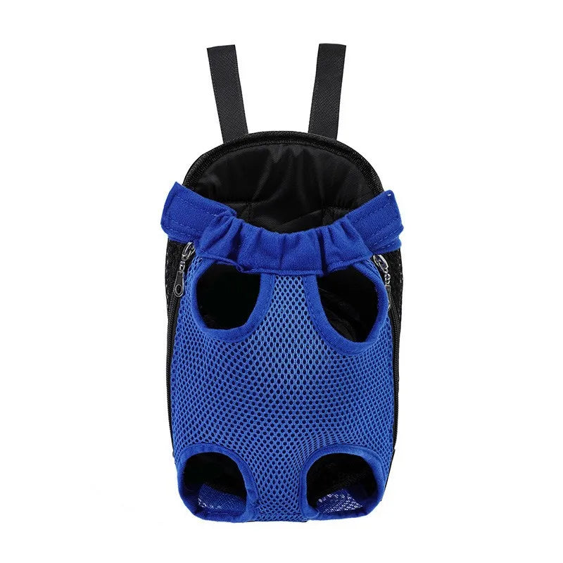 Breathable Pet Dog Cat Chest Carrier Backpack Hands-free Outdoor Travel Bag for Small Pets