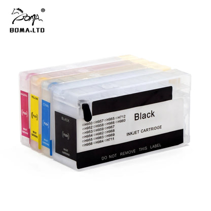 952 953 954 955 956 957 958 959 95U 950 951 711 Refillable ink Cartridge Without Chip For Hp 950xl 951xl 711xl 952xl 953xl 954xl