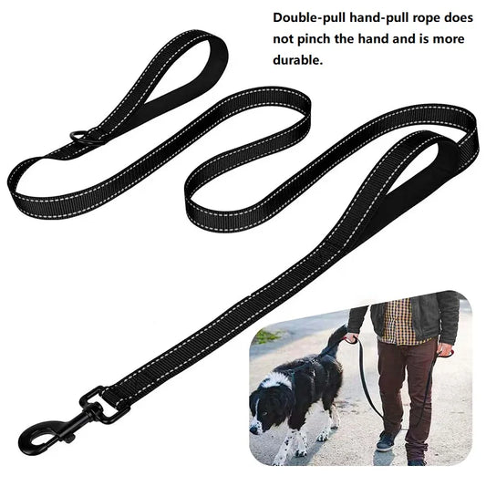 Double Strap for Dogs Hands Free Leash Dog Long Leash for Pet Puppy Accessories Dog Walking GXQ16