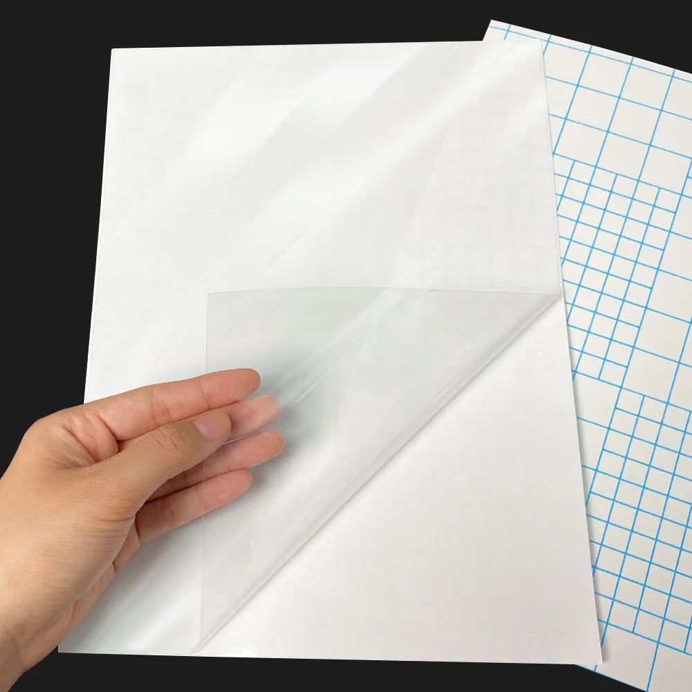 50 Sheets Broken Glass Hologram Cold Lamination Film Sticker A4 Sheets Star Shiny Dots DIY Package Card Photo Holographic Film