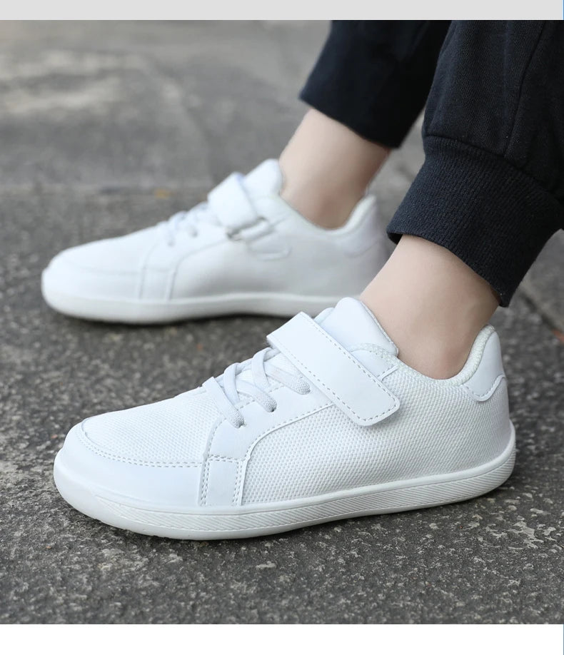 Children Sneaker Girls Barefoot Shoes  2025 New Luxury Fashion Skate Kids Casual Sneaker White Pink Sports Tennis Shoes for Girl