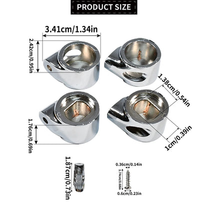 AI0001100R For Roca Dama Giralda Senso & Hall Soft Close Toilet Seat Hinge Metal End Caps Only