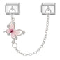 Tassel Chain Butterfly Flowers Star Moon Heart Zircon Italian Charm Links Fit 9mm Bracelet Stainless Steel DIY Jewelry Making