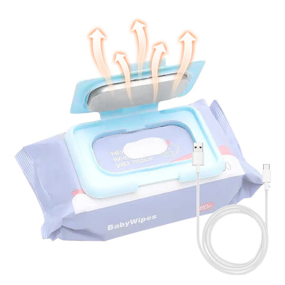 Baby Wipe Warmer Portable Baby Wet Wipes Warmer Heater USB Powered Perfect for Traveling Baby Wipe Warmer 5V USB power supply