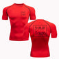 New Custom Compression T Shirt Your Design Logo Top Men Women Print Original Design Tshirts Jogging Workout Gym Quick Dry Tshirt