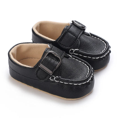 HAIZHIW 0-18M Baptism Newborn Baby Prewalker Girls Boys Casual Shoes Leather Non-Slip Soft-Sole Infant Toddler First Walkers