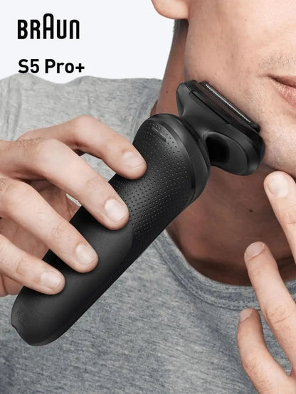 Braun Electric Shaver Series S5 Pro+ Reciprocating Electric Shaver Men Razors Ipx7 Waterproof Beard Trimmer Wet and Dry Dual