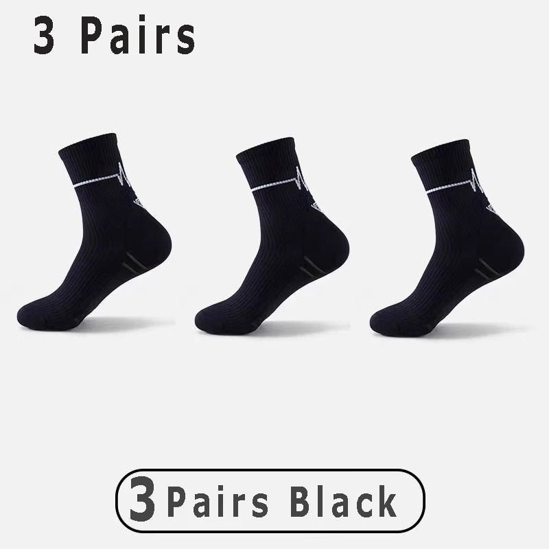 1/3/10 Pairs Professional Running Socks Men's Women Marathon Whiteline Cycling Socks Men Lady Sport Running Sports Socks