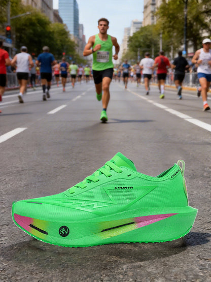 2026Running Shoes Carbon Plate Marathon Speciality Men Sports Breathable Lightweight Women's Comfortable Chunta Leisure Sneakers