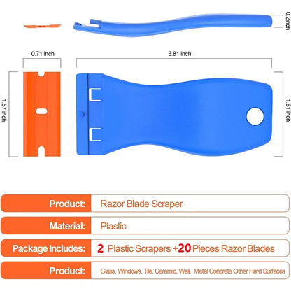 Auto Vinyl Wrap Tools Kit Vinyl Tinting Kit  Car Window Tinting Film Installation Felt Squeegee Wrapping Spatula Covering Tools