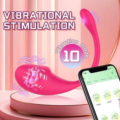 Wireless Bluetooth G Spot Vibrator for Women Dildo APP Remote Control Wear Vibrating Egg Clit Female Panties Sex Toys for Adults