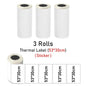 15mm Color Sticker Label White Thermal Label 57mm for Mini Portable Printer Receipt Photo Paper Safe Free BPA Smooth Printing