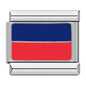 Hapiship Fashion Navy Ship International Maritime Signal Code Nautical Flag Charm Links Fit 9mm Stainless Steel Bracelet DJ391
