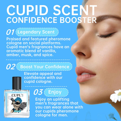 Cupid Perfume Infused Cologne for Men Original Eau De Parfum High Quality Pheromone Perfume for Men Fragrance 50ml