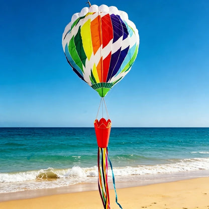 Hot Air Balloon kite flying soft kites nylon inflatable kites dragon for adults kite string winder parachute kites factory pipa