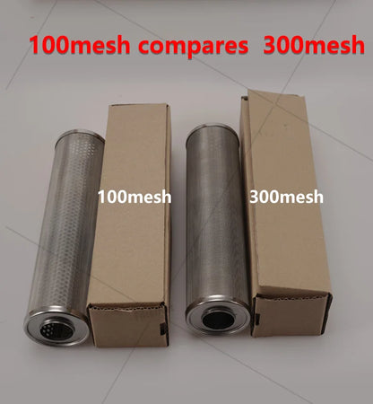 20*2.5 Inch Stainless Steel Filter Element, Stainless Steel Filter Cartridge, 304 Material, 1um 5um 10um 20um 40um 50um 100um 15