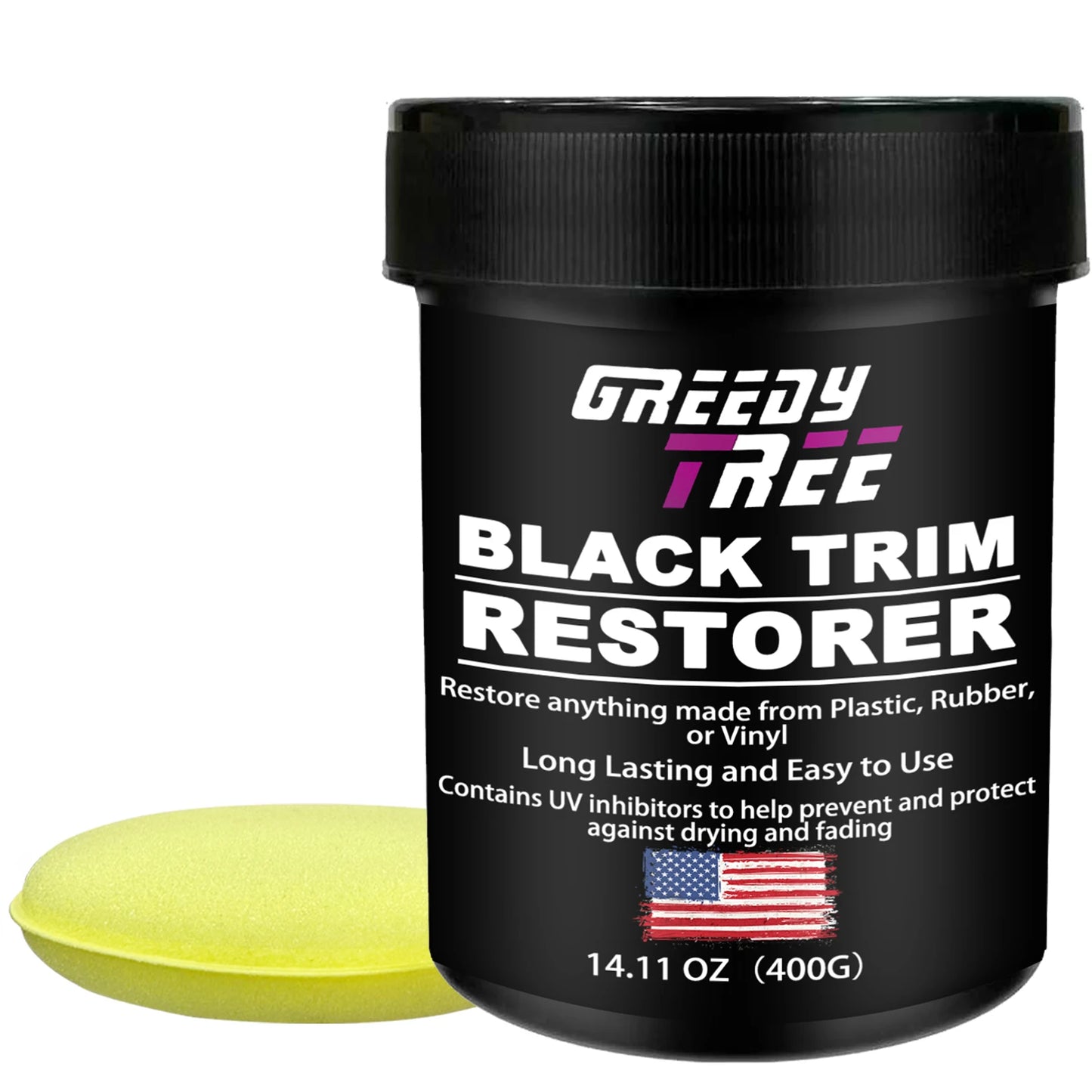 Automotive Plastic Repair Agent-Interior and Exterior Plastic Polishing Wax, Scratch Repair Anti-Aging Cream, Suitable for Tires