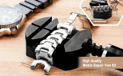 11pcs Watch Link Removal Tool Kit, Watch Band Tool Strap Chain Pin Remover Repair Tool Kit For Watch Band Strap Adjustment, Watc