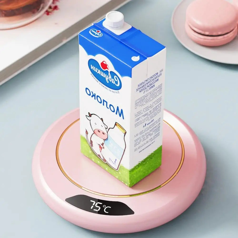 3-Speed 55℃ Constant Temperature USB Heating Coaster Thermostatic Cup Warmer For Coffee Milk Mug