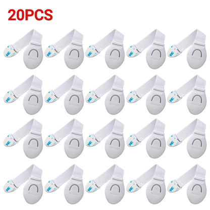 1-20PCS Child Safety Cabinet Lock Baby Security Protection Drawer Door Cabinet Lock Plastic Protection Kids Safety Door Lock