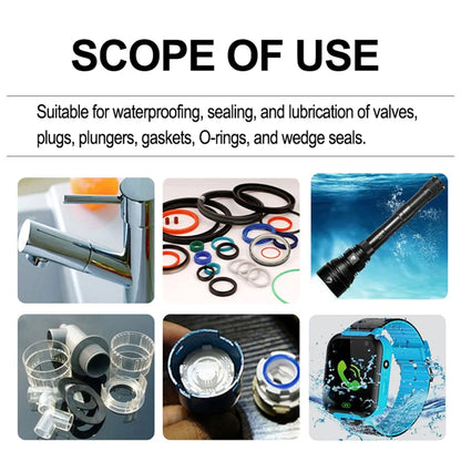 50/100g Waterproof Silicone Lubricant Grease Car Rubber Seal O-Rings Conditioner Repair Maintenance Lithium Grease Tools