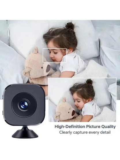 New Mini 6K WiFi Security Camera Full HD Surveillance Cam Two-way Audio Motion Detection Infrared Night Vision Home Monitor