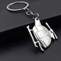 Air Plane Model Fighter Keychains Metal Cool Airplane Keyring Pendant Car Motorcycle Bag Key Chain Ring for Men Creative Gift