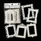 Mr.Paper 10 Sheets/Set, Hollow Relief Design Cardstock, European Architectural Modeling, Retro Style, DIY Creative Materials