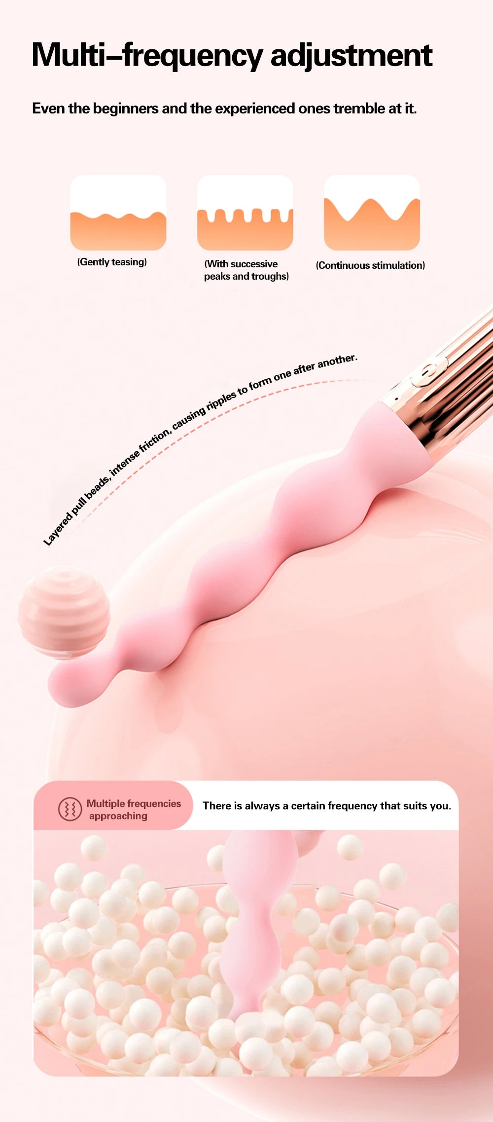Anal Bead Vibrator For Women Vagina Clitoris Stimulator Vibrating Butt Plugs Male Prostate Massager Anus Sex Toy Couple Sex Toy