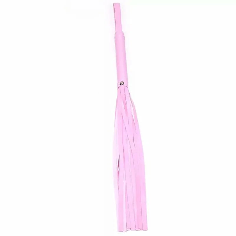 High Quality Pu Leather Pimp Whip Racing Riding Crop Party Flogger Hand Cuffs Queen Black Horse Riding Whip Sports Horsewhip