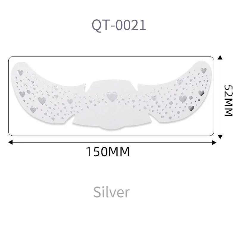 1pc Hot Stamping Freckles Makeup Sticker Metallic Radiation Golden Silver  Fake Freckles Temporary Tattoo Stickers Face Makeup