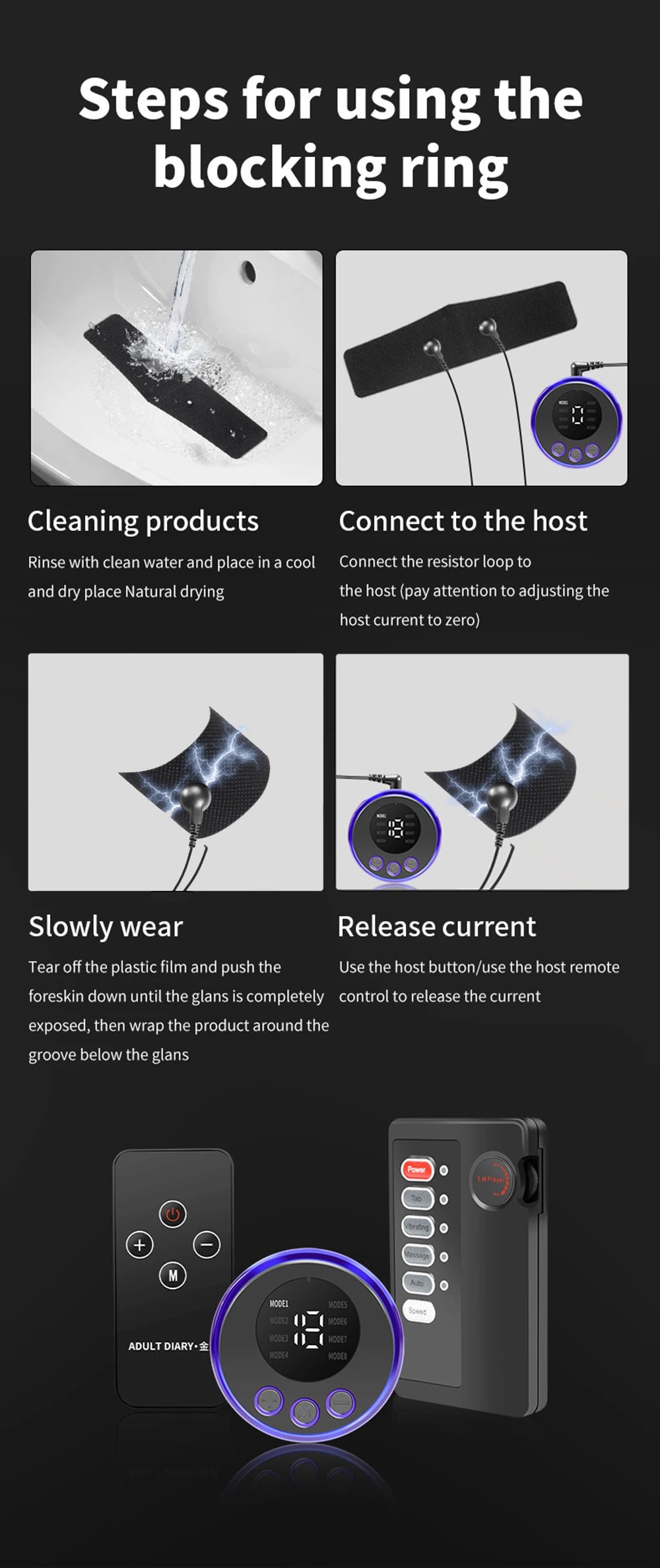 Electro Penis Sleeve Vibrator For Men Penis Cock Ring Masturbation Conductive Enlargement Stimulator Massage Sex Toys For Men