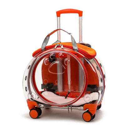 Pet Luggage, Transparent Space Capsule, Multi-purpose Backpack, Cat Bag, Large Capacity, Two Portable Small Dogs, Outdoor Bag