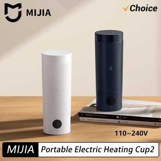 NEW  Mijia Portable Electric Kettle 2 Thermos Cup Fast Water Boiler 350ml Smart Temperature Insulated Kettle Travel (CN)
