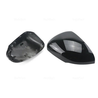 For Mercedes-Benz W177 V177 C118 X118 2018-2023 Black Carbon Fiber Car Rear View Door Wing Side Mirror Cover Caps Shell Case