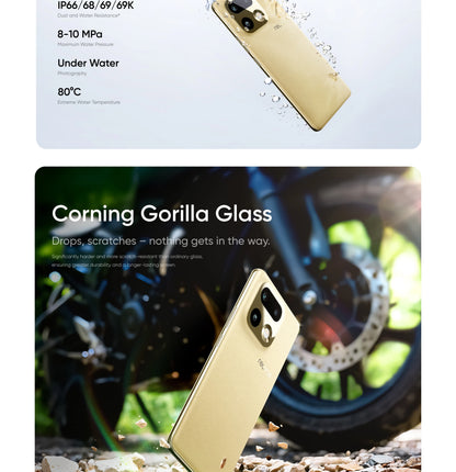 realme 16 Pro+ 5G Smartphone 8G+256G/12G+512G Curved AMOLED Display 144Hz 6.8", Battery 7000mAh, Camera 200MP OIS, IP69K, Quick Charge 80W, Dual SIM, Next AI