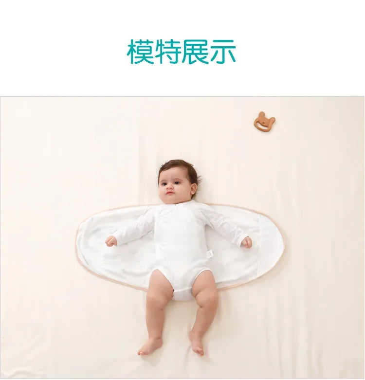 0-6 Month Cotton Baby Swaddle Wrap Anti Startle Swaddling Blanket Muslin Baby Sleeping Blanket Wrap for New Born Thin Summer