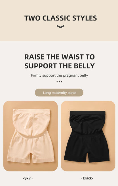 High Waist Seamless Maternity Pants Pregnant Women Comfortable Safety Panties Knickers Ladies Pregnancy Short Leggings Underwear